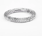 Oxidized Silver Bangle