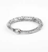 Oxidized Silver Bangle