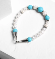 Pearl and Simulated Stone Bracelet