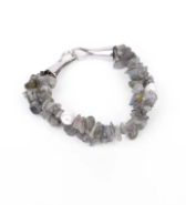 Pearl and Simulated Stone Bracelet