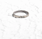 Oxidized Silver Ring