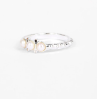 Pearl Silver Ring