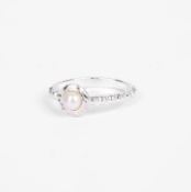 Pearl Silver Ring
