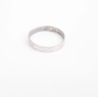 Purple Stone Oxidized Silver Ring