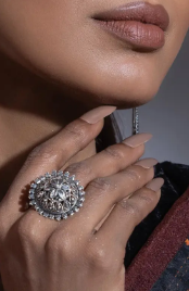 Oxidized Silver Ring