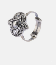 Oxidized Silver Ring