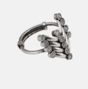 Oxidized Silver Ring