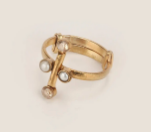 Pearl Stubbed Ring