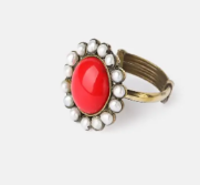Pearl Stubbed Ring