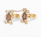 Pearl Brass Ring