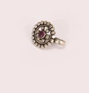 Oxidized Silver Nose Pin