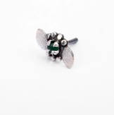 Oxidized Silver Nose Pin