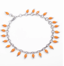 Beads Brass Anklet