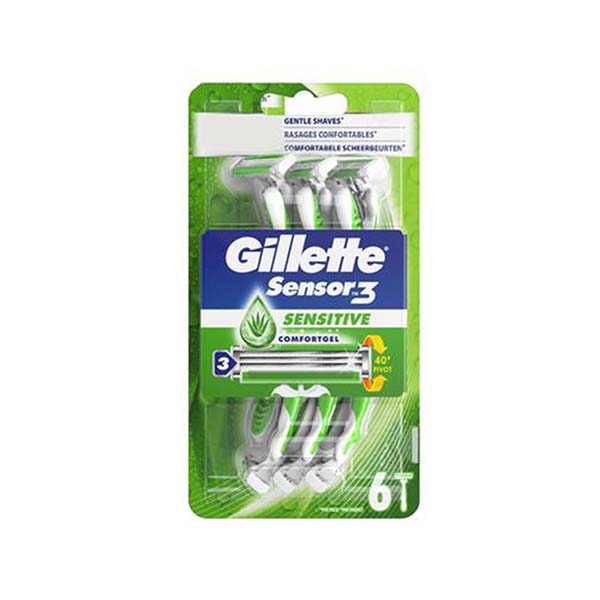 Gillette Blue3 Sensitive Disposable Razors (Buy 5 Get 1 Free)