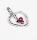 Stone Studded Oxidized Silver Locket