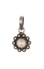 Stone Studded Oxidized Silver Locket