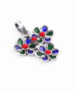 Mina Detailed Oxidized Silver Locket