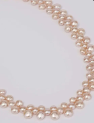 Pearl and Simulated Stone Brass Locket