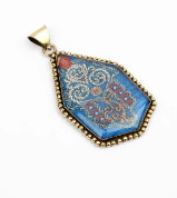 Pearl Studded Brass Locket