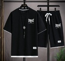 Black Printed Exclusive Summer Combo T-Shirt & Pant