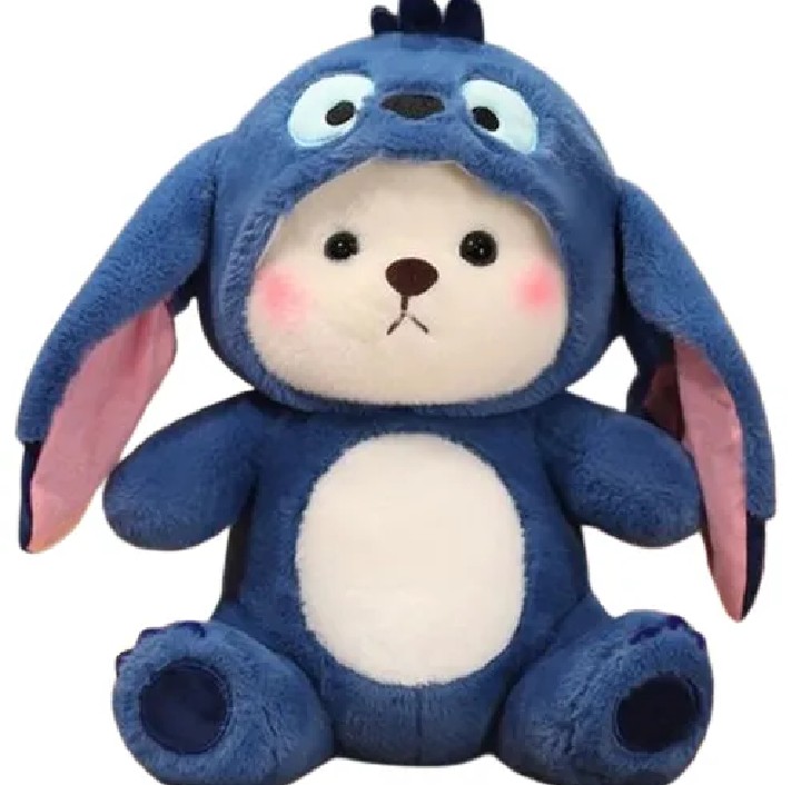 Kawaii Strawberry Teddy Stories Plush Toy Cute Anime Teddy tales Bear Plush Toy Cartoon Girl, Kids Gift for Room Décor 28cm & 40cm