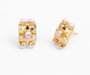 Pearl and Gold Earring