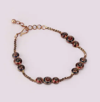 Oxidized Gold Bracelet