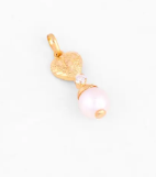 Pearl and Simulated Zircon Gold Locket