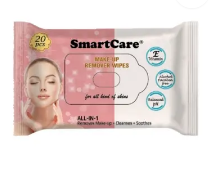 Smart Care Makeup Remover Wet Wipes -20 Pcs (0)