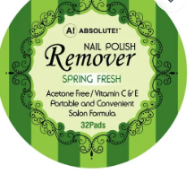 NICKA K ABSOLUTE NAIL POLISH REMOVER SPRING