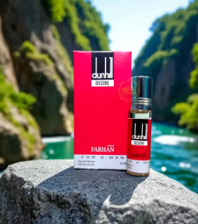 Dunhill Desire Red Attar for Men 6ml Roll-On - Long Lasting Fragrance EDT Premium Non-Alcoholic Perfume Smooth & Long-Lasting Ator