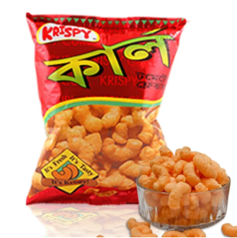 Krispy Curl Chips 6 gm (60 Packets) - Crunchy & Tasty Snacks
