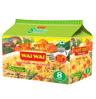 Family Pack Delight – Wai Wai Veg Masala Flavoured Instant Noodles 4-in-1