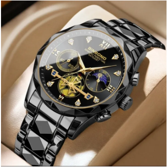 BINBOND 1236 Men's Classic Style Quartz Luminous Watch For Men