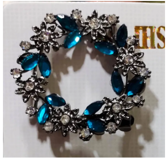 Hijab Pin Rhinestone Flower Brooch Best Qualityfull Fashionable Jewelry Party Gift for girls and women 01 pcs