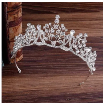 Crowns for Adults, Silver Rhinestone Women Tiaras and Crowns for Kids Birthday Tiara Princess Queen Crown for Girls Fancy Dress Bridal Wedding Tiara-color:-Silver