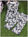 Cotton T-Shirt & Palazzo Set for Women - Comfortable Combo Pack-One Size