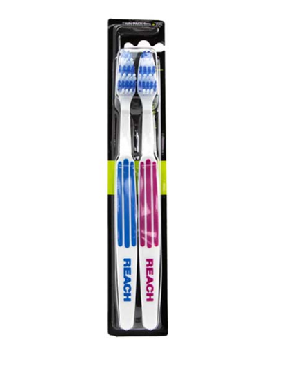 Listerine Reach Toothbrush, Pack of 2 Pieces