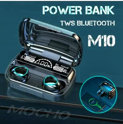StyRian Fashion Lifestyle M10 TWS Earbuds 2500mAh Charging Box Bluetooth-compatible Stereo Waterproof