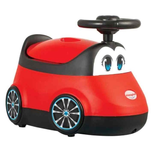 Smile Car Shape Baby Potty - Red