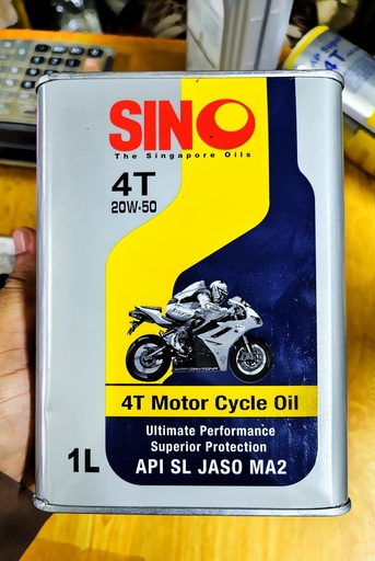 Sino 4T 20W-50 motorcycle oil