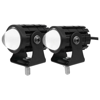 Motorcycle Or Car Mini Driving Fog Light Yellow and White 1 Pcs