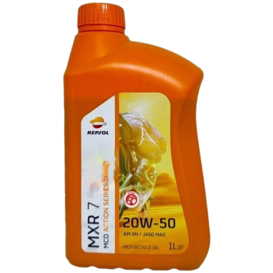 REPSOL MXR 7 20W50 SN/JASO MA2- 1L