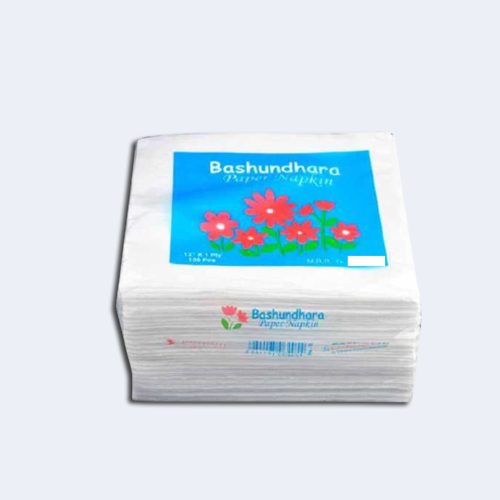 বসুন্ধরা কাগজ ন্যাপকিন 100set- 1pic