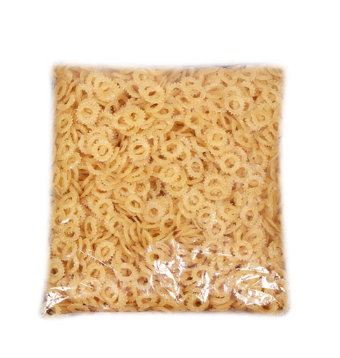 Ready To Fry Ring Papor Chips Crunchy Papad Chips Snacks-250gm