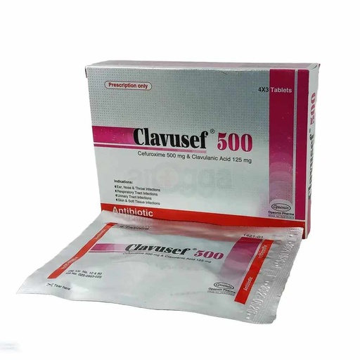 Clavusef 500mg Tablet