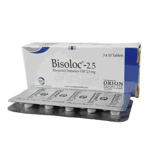 Bisoloc 2.5mg Tablet