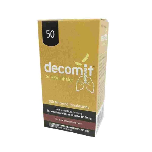 Decomit HFA 50mcg Inhaler