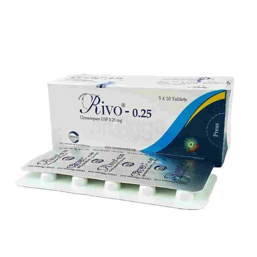 Rivo 0.25mg Tablet