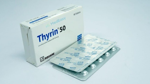 Thyrin50 mcg Tablet per Strip